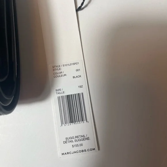 NWT Marc Jacobs Black Leather Wallet - Picture 5 of 5